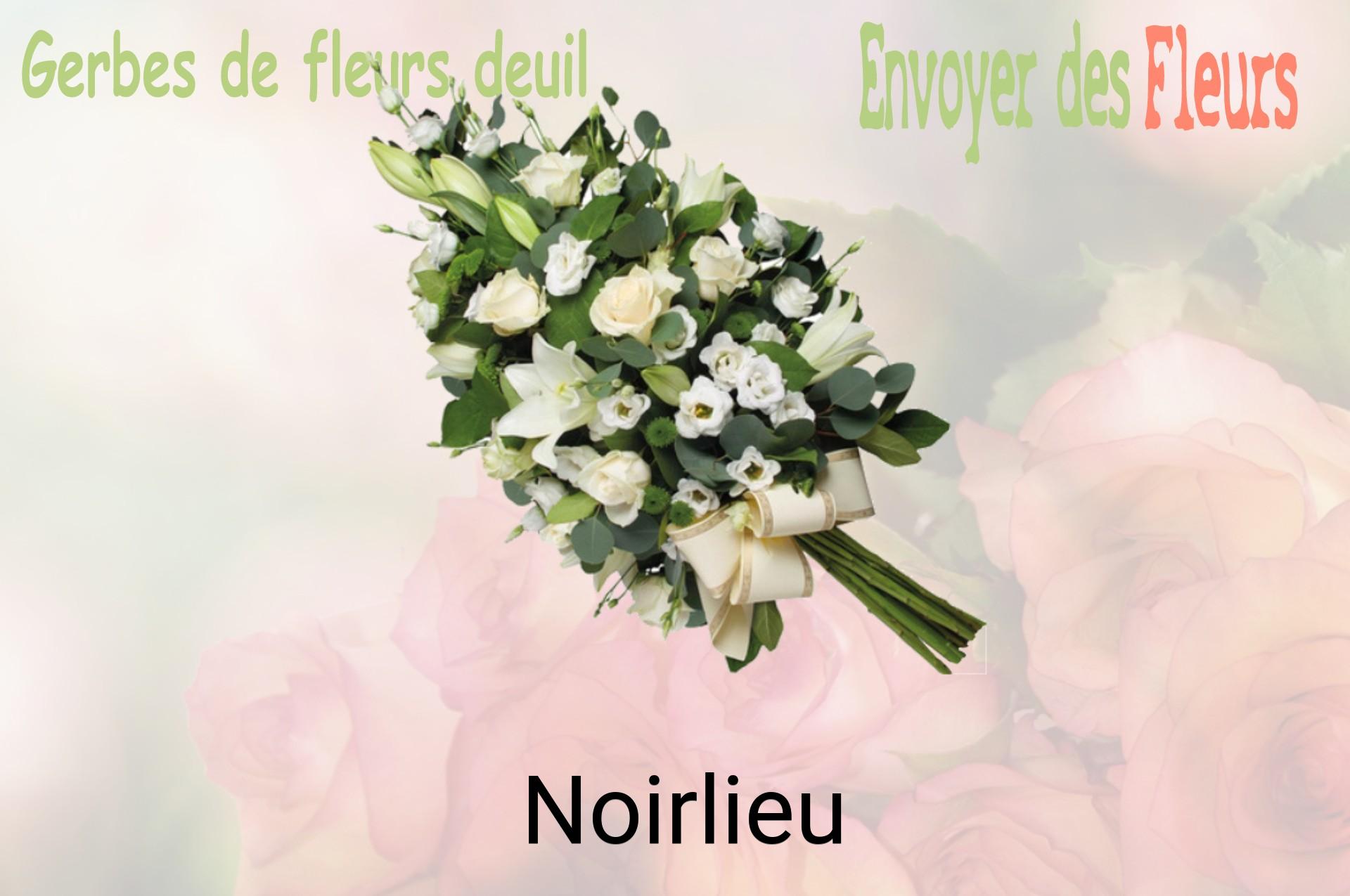 Gerbe de fleurs de deuil livrée à Noirlieu